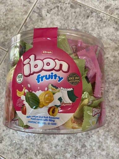 Elvan Ibon fruity, Milk Cream and Fruit Flavour 800g